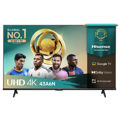 HISENSE 43A6N 4K UHD LED 스마트TV 가성비 43인치 TV 추천 2025