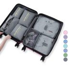 여행 파우치 정리 세트 7종 방수 파우치 캐리어 정리 이미지