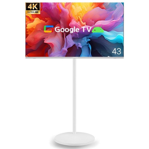 무빙큐빅스 43인치 4K UHD 스마트 TV 전면 디자인