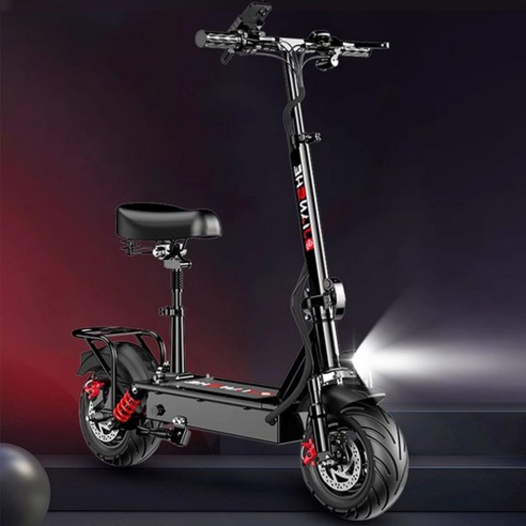 산일테크 고성능 안장형 전동킥보드 추천 탈부착 안장과 접이식 디자인