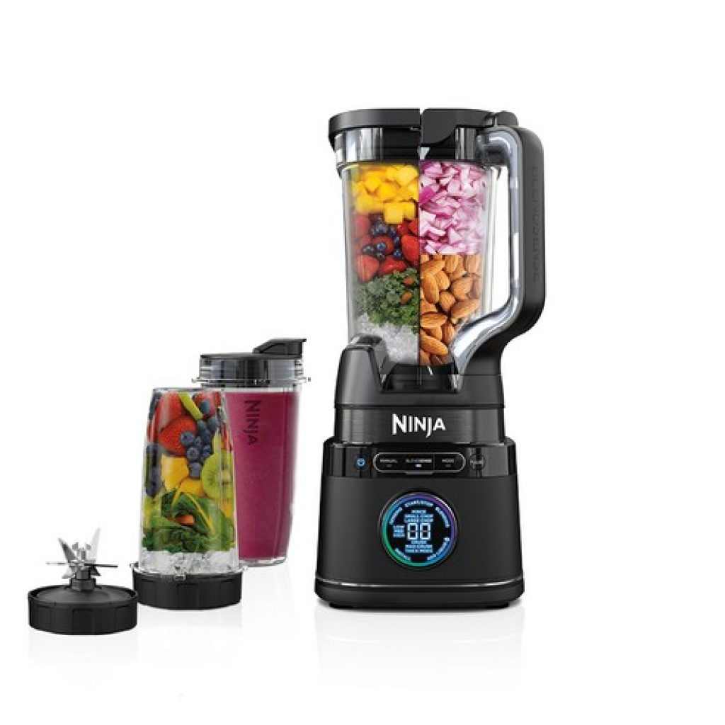 닌자 초고속 블렌더 6중 입체 칼날 분쇄 모습