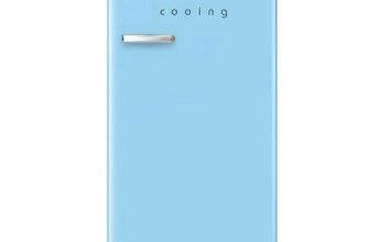 쿠잉 90L 대용량 미니냉장고 추천 자취방 레트로 디자인 활용 예시